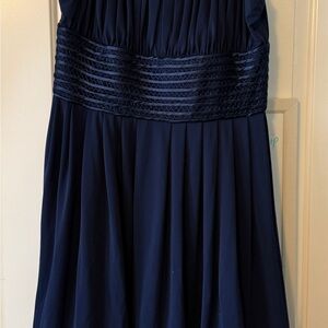 Elegant Navy Blue Dress